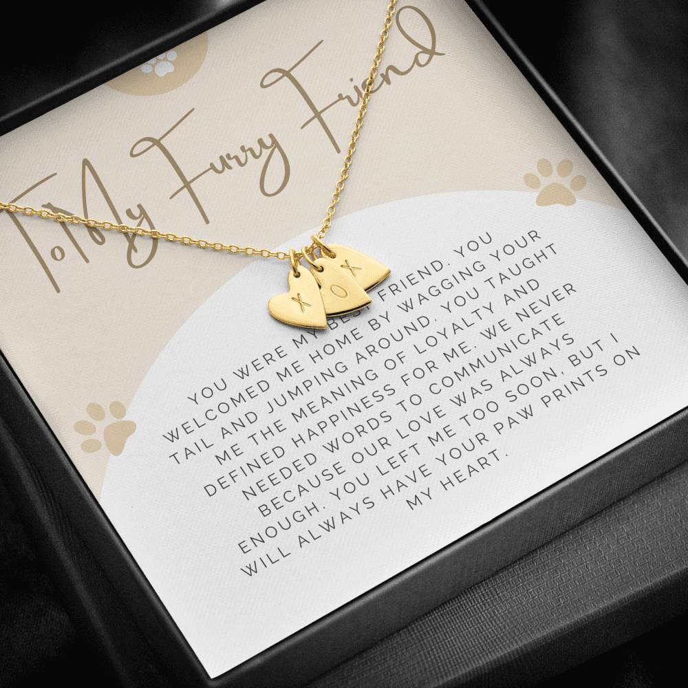Dog Memorial Gift, Gift for Dog That Passed Away, Pet Memorial Gift Necklace