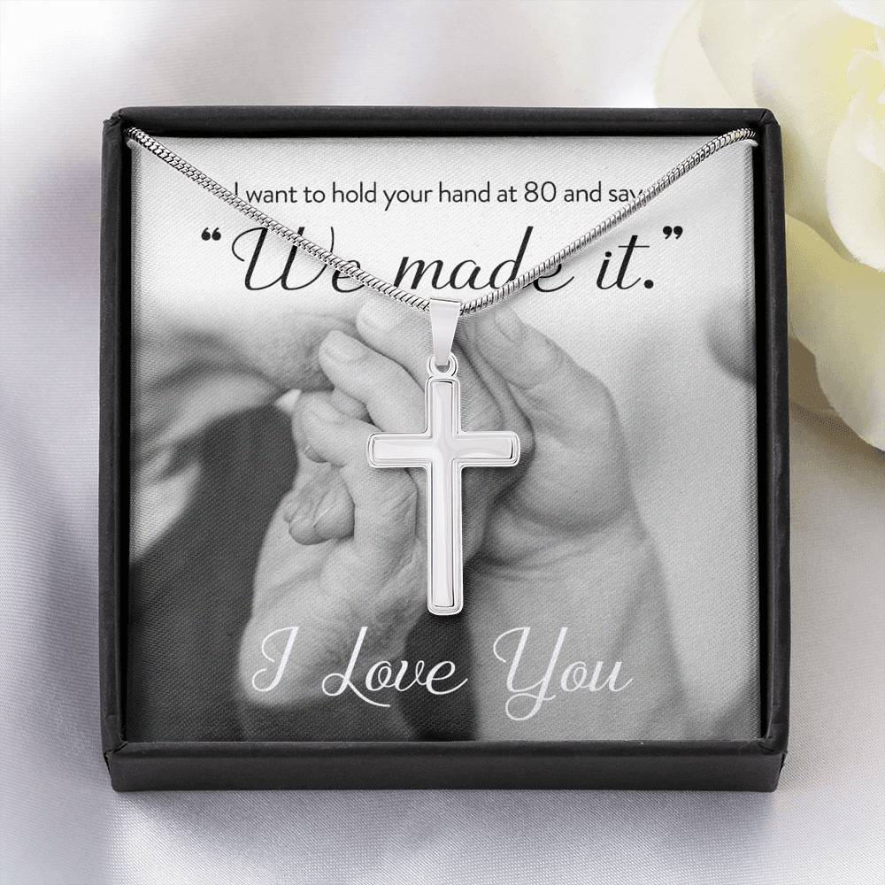 Necklace Gift To My Wife Fiancée Mom On Wedding Engagement Christmas Mother's Day Valentine's Day Gift With The Message Card