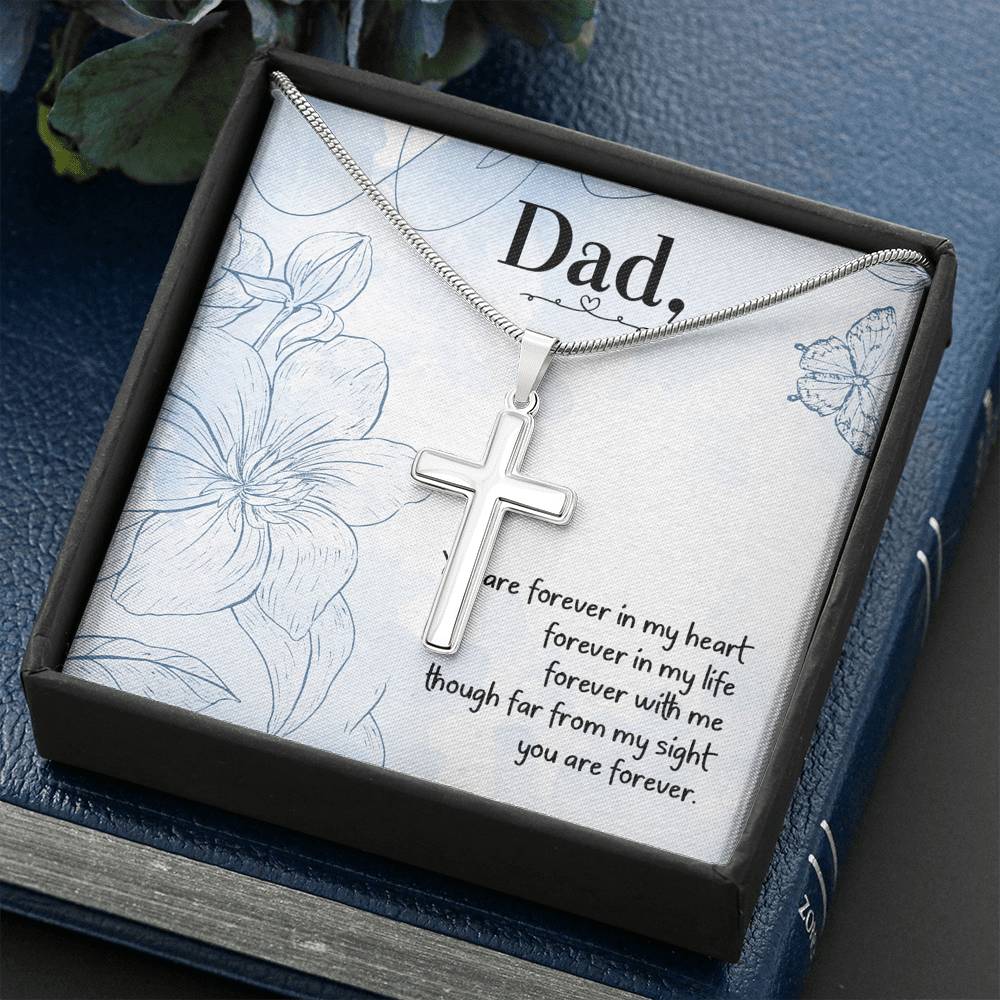 Christian Fathers Day Gifts | Christian Men Cross Necklace Gifts | Gifts for Dad