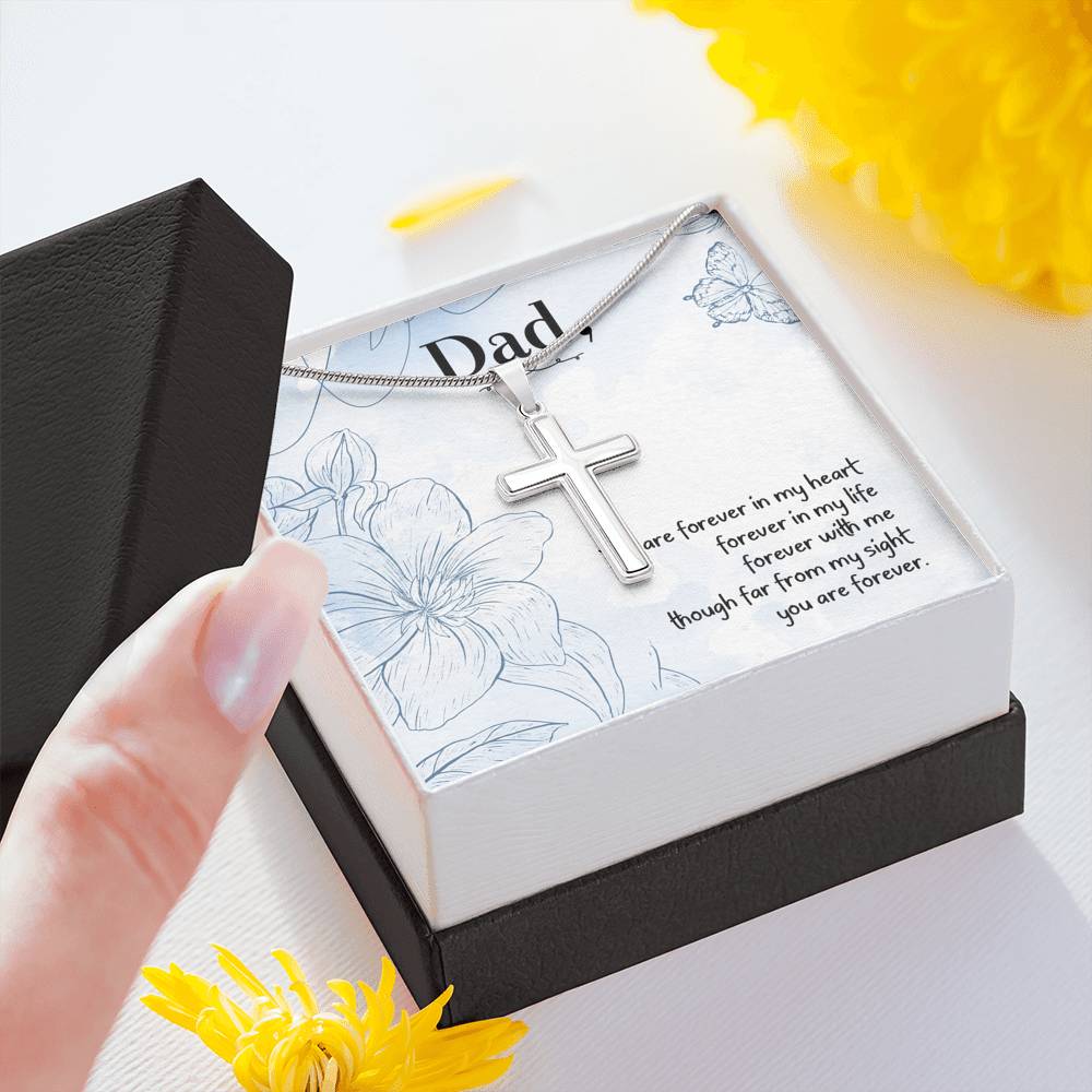 Christian Fathers Day Gifts | Christian Men Cross Necklace Gifts | Gifts for Dad