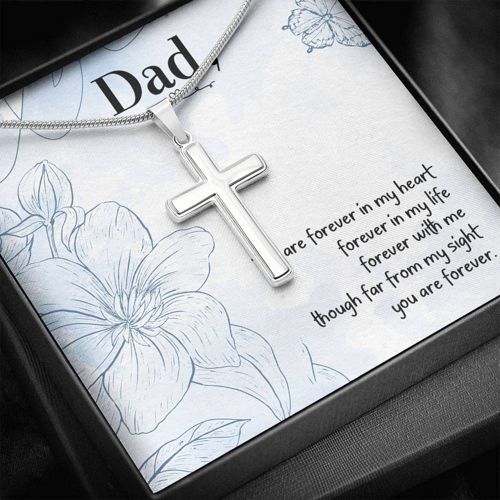 Christian Fathers Day Gifts | Christian Men Cross Necklace Gifts | Gifts for Dad