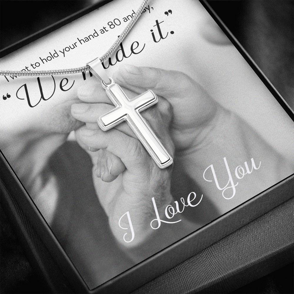 Necklace Gift To My Wife Fiancée Mom On Wedding Engagement Christmas Mother's Day Valentine's Day Gift With The Message Card