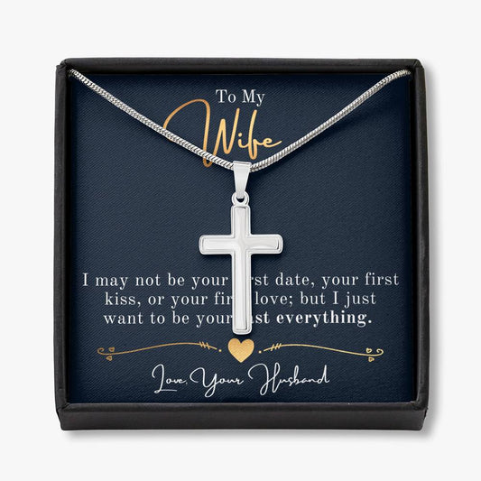 Faith cross Necklace, Faith, Wife Necklace