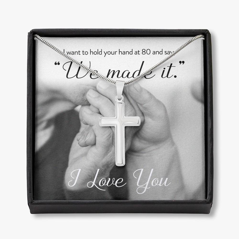 Necklace Gift To My Wife Fiancée Mom On Wedding Engagement Christmas Mother's Day Valentine's Day Gift With The Message Card