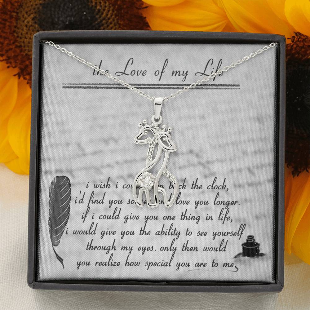 Giraffe Necklace, Gift for Women, Photo Necklace, Necklace Pendant