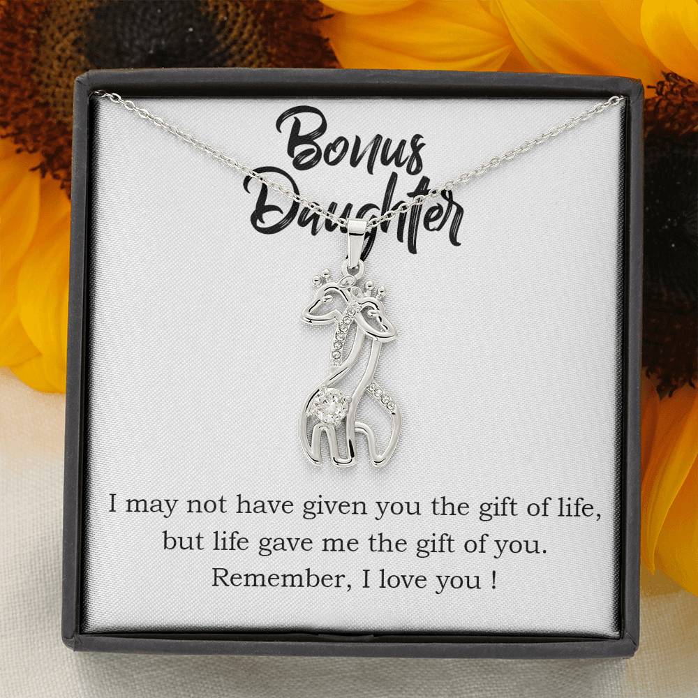 Daugher Necklace, Giraffe Necklace, Mother to Daughter, Father to Daughter