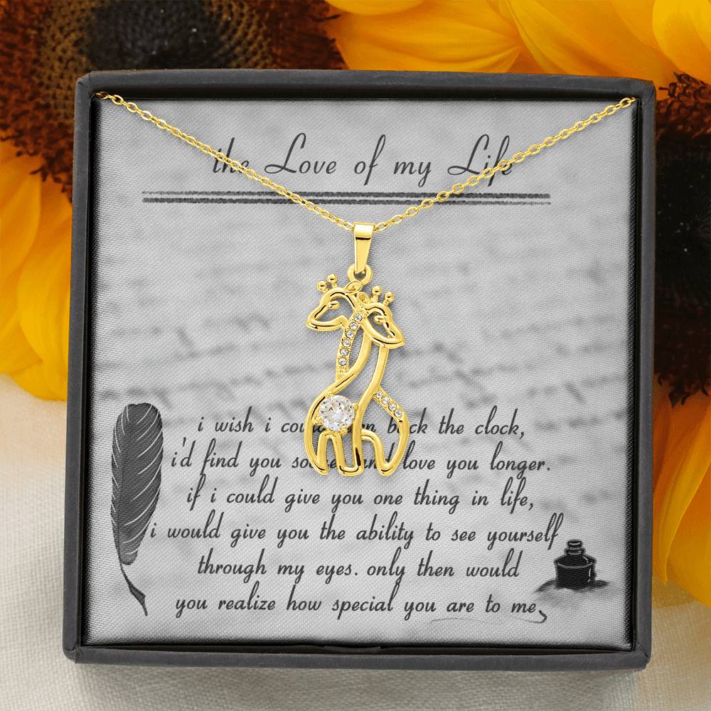 Giraffe Necklace, Gift for Women, Photo Necklace, Necklace Pendant