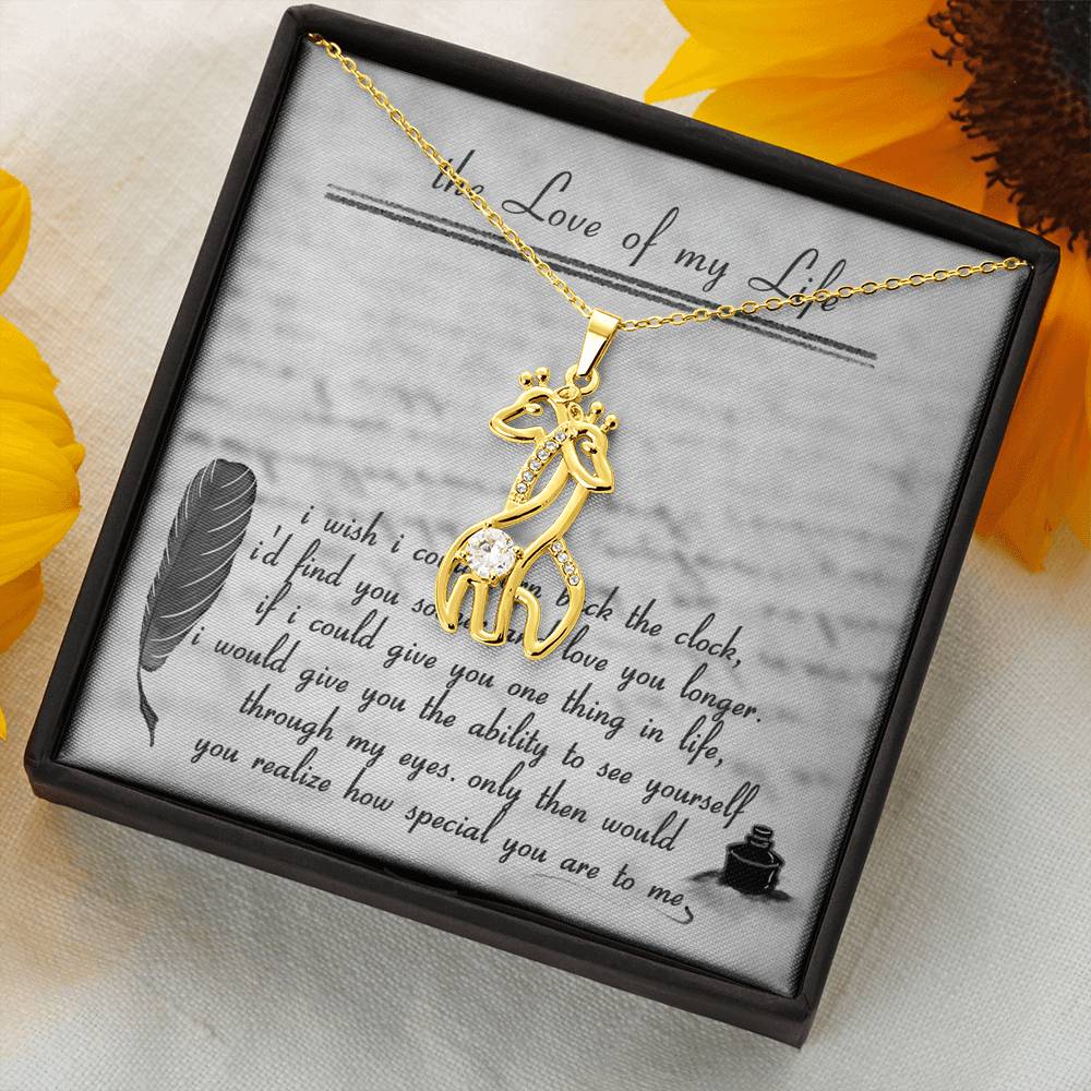 Giraffe Necklace, Gift for Women, Photo Necklace, Necklace Pendant
