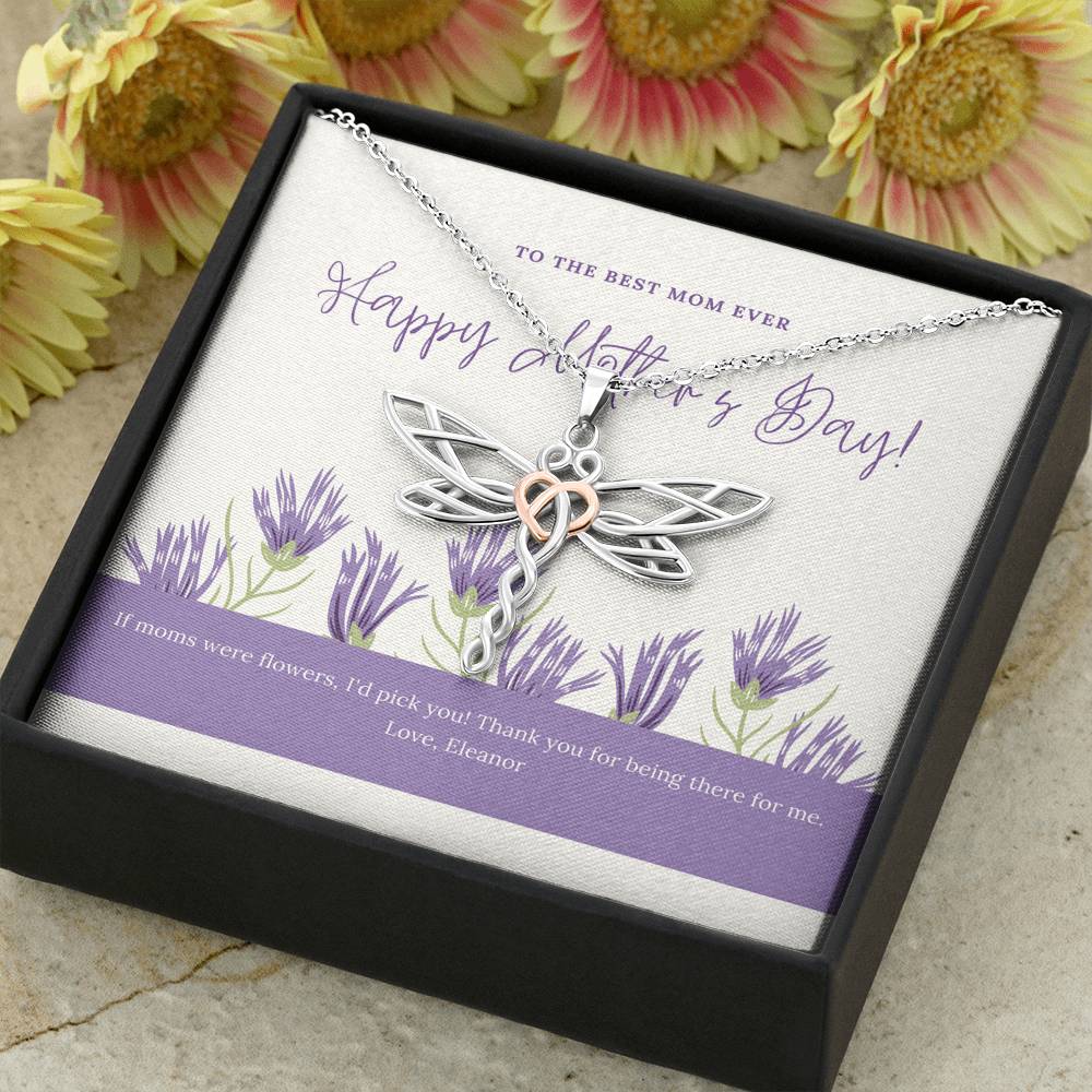 Mother Necklace Gift For Doing A Great Job On Mother's Day For Grandma Mother In Law Step Mom Pendent Gift With The Message Card