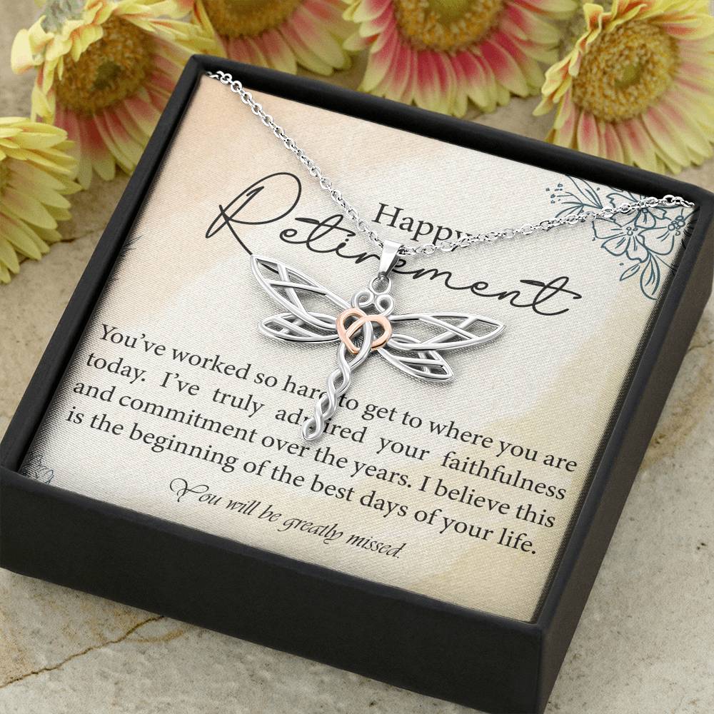 Retirement Day Necklace Gift To My Boss On Her Retirement Ceremony