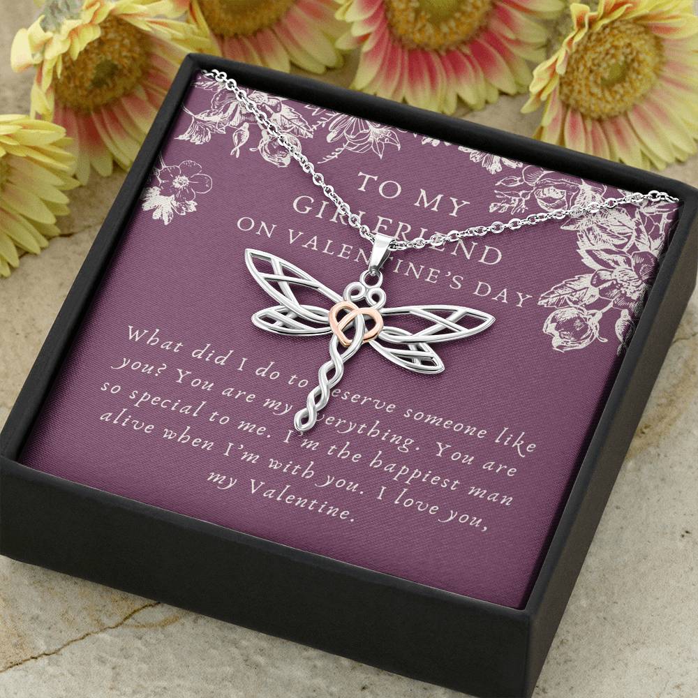 Dragonfly Dream Necklace My Gift For My Girlfriend This Valentines Valentine Gifts For Her Soulmate Love