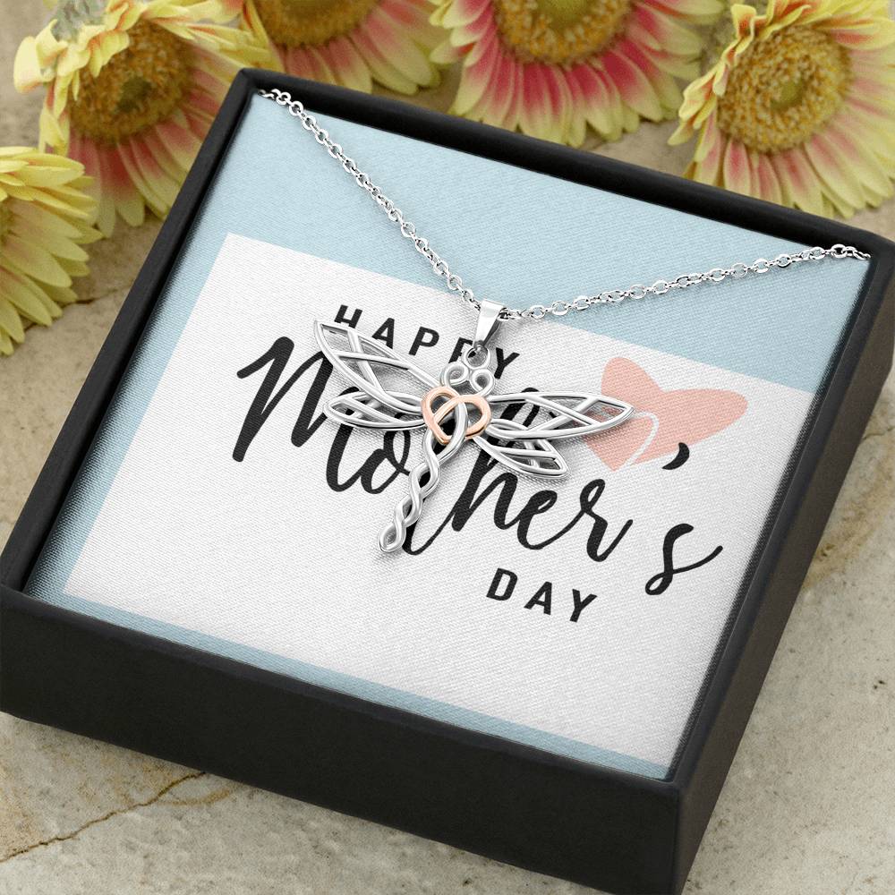 Mother's Day Necklace Message Cards. Custom Meaningful Card for Mom.Personalized Jewelry Card. Wife Gift from Husband. Mom Gift from Son