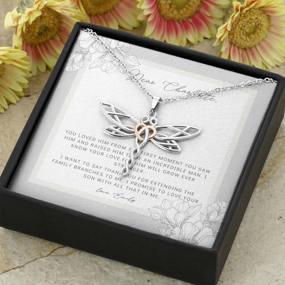 Mother in Law Gift Mother of the Groom Gift From Bride Unique Groom Mom Charm Necklaces Mother in Law Gift Gift Necklace Bride Gift To Mom