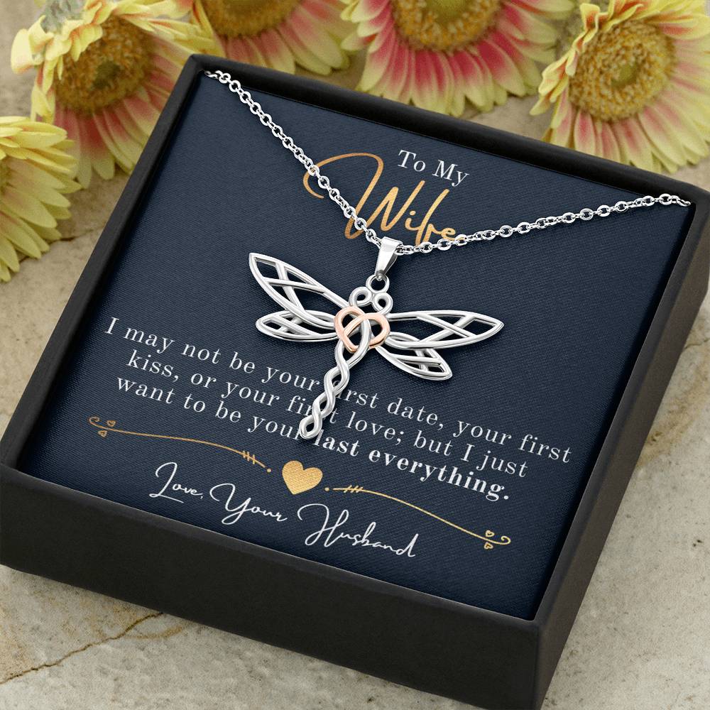Dragonfly Necklace, Wife, Valentine Day, Mothers Day