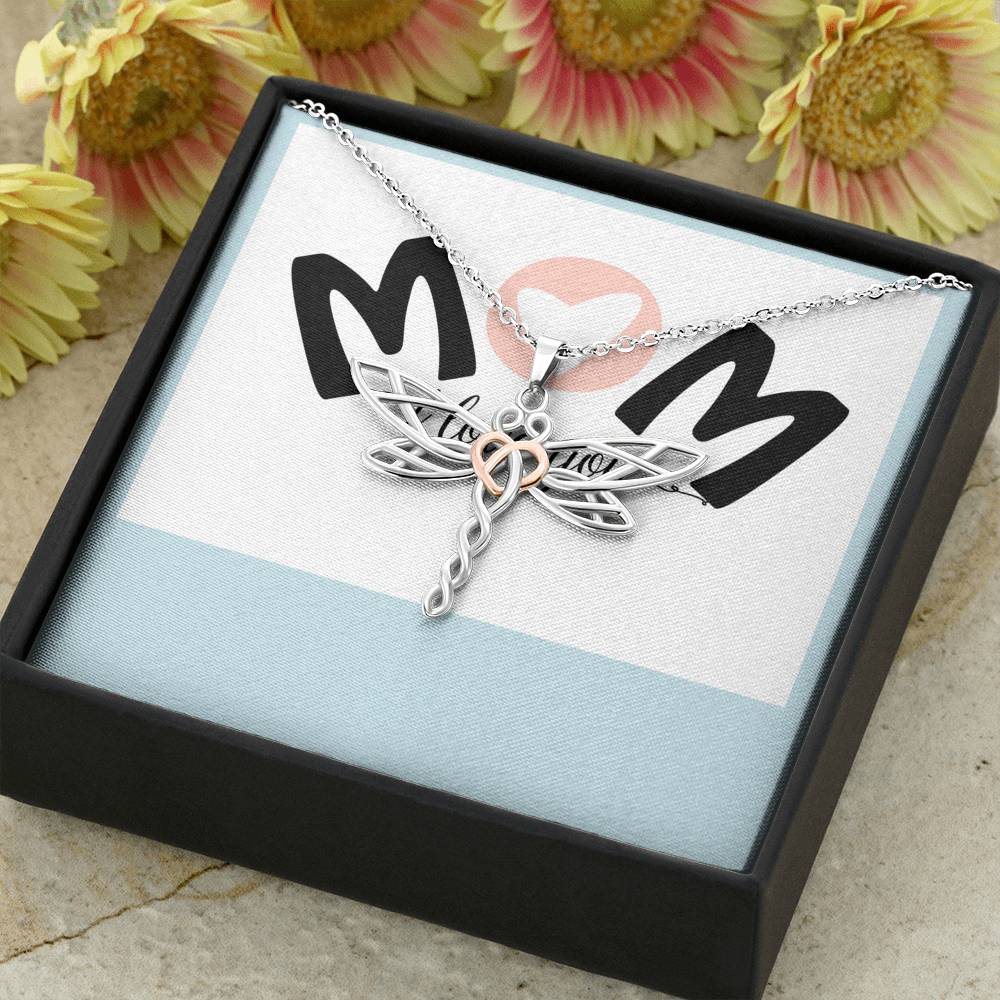 Step Mom Gift Bonus Mom Necklace, Present for Stepmom for Mother's Day, Christmas, Birthday, Double Circles