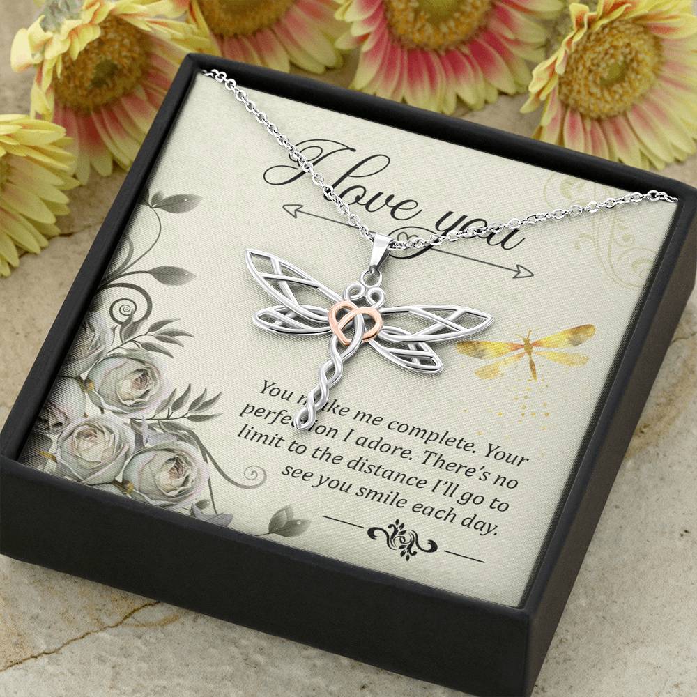 Dragonfly Necklace, Valentine Day Gift, Mother Day Gift