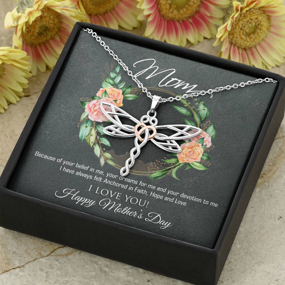 Mother Day, Dragonfly Necklace, Mother Gift, Gifts for mom, Mother Day Gifts for wife.
