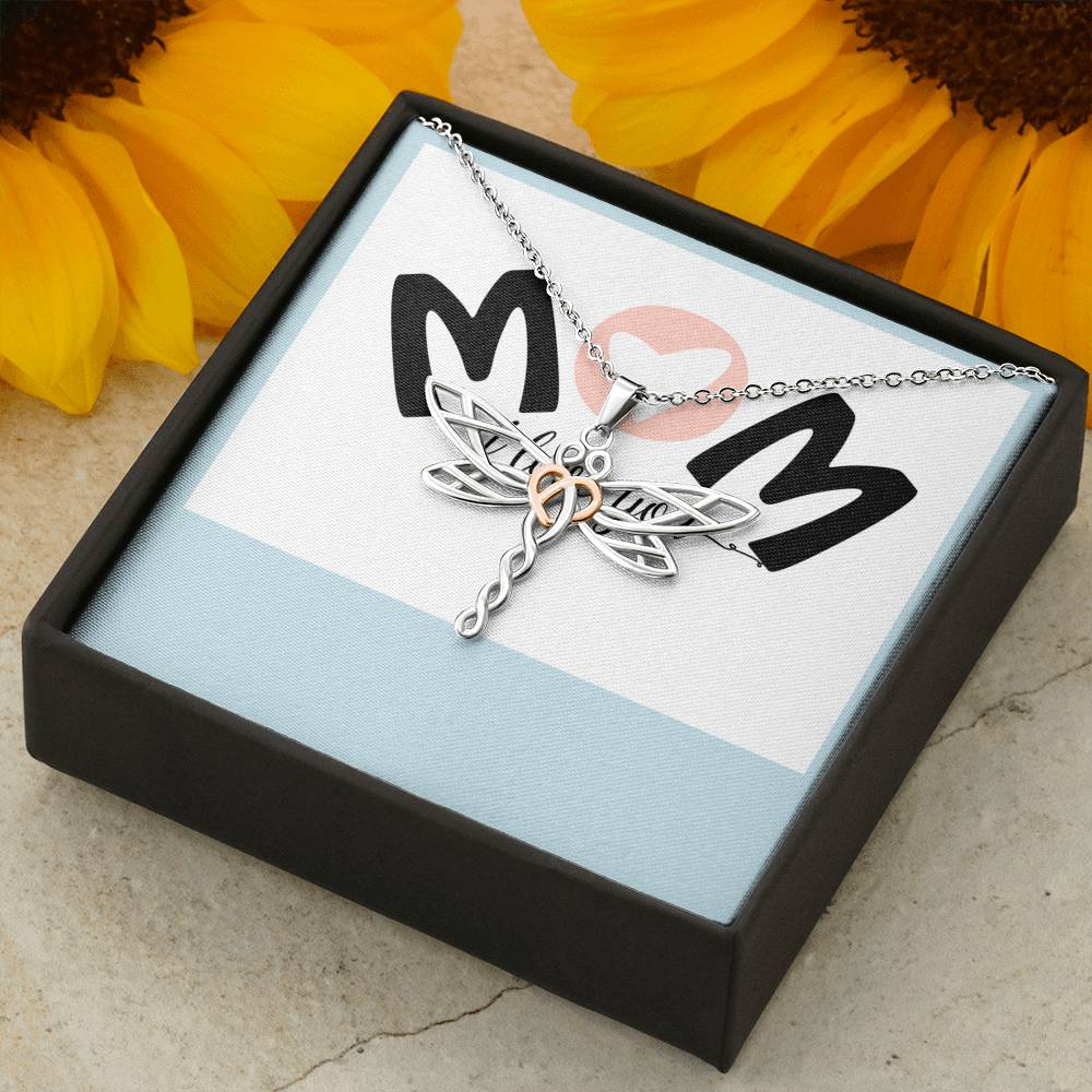 Step Mom Gift Bonus Mom Necklace, Present for Stepmom for Mother's Day, Christmas, Birthday, Double Circles