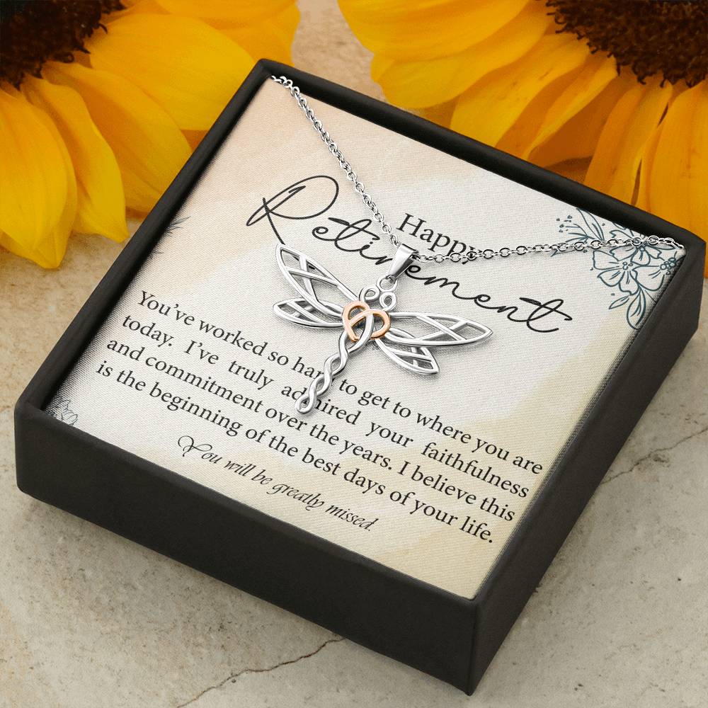 Retirement Day Necklace Gift To My Boss On Her Retirement Ceremony