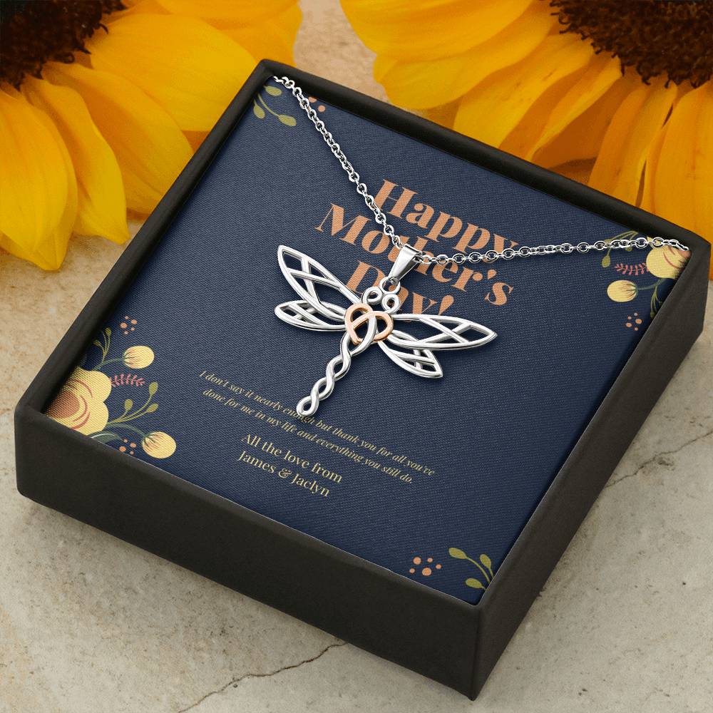 Mothers Day Card, Mom Birthday Card Bonus Mom Gift Necklace, Bonus Mom Gift, Diy Mothers Day Gift, Unbiological Mom, Mothers Day From Daughter,