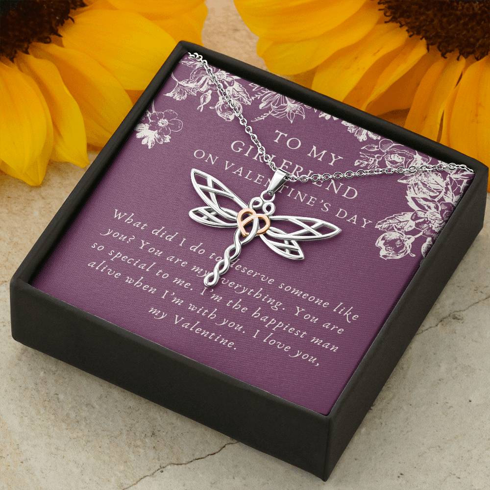 Dragonfly Dream Necklace My Gift For My Girlfriend This Valentines Valentine Gifts For Her Soulmate Love