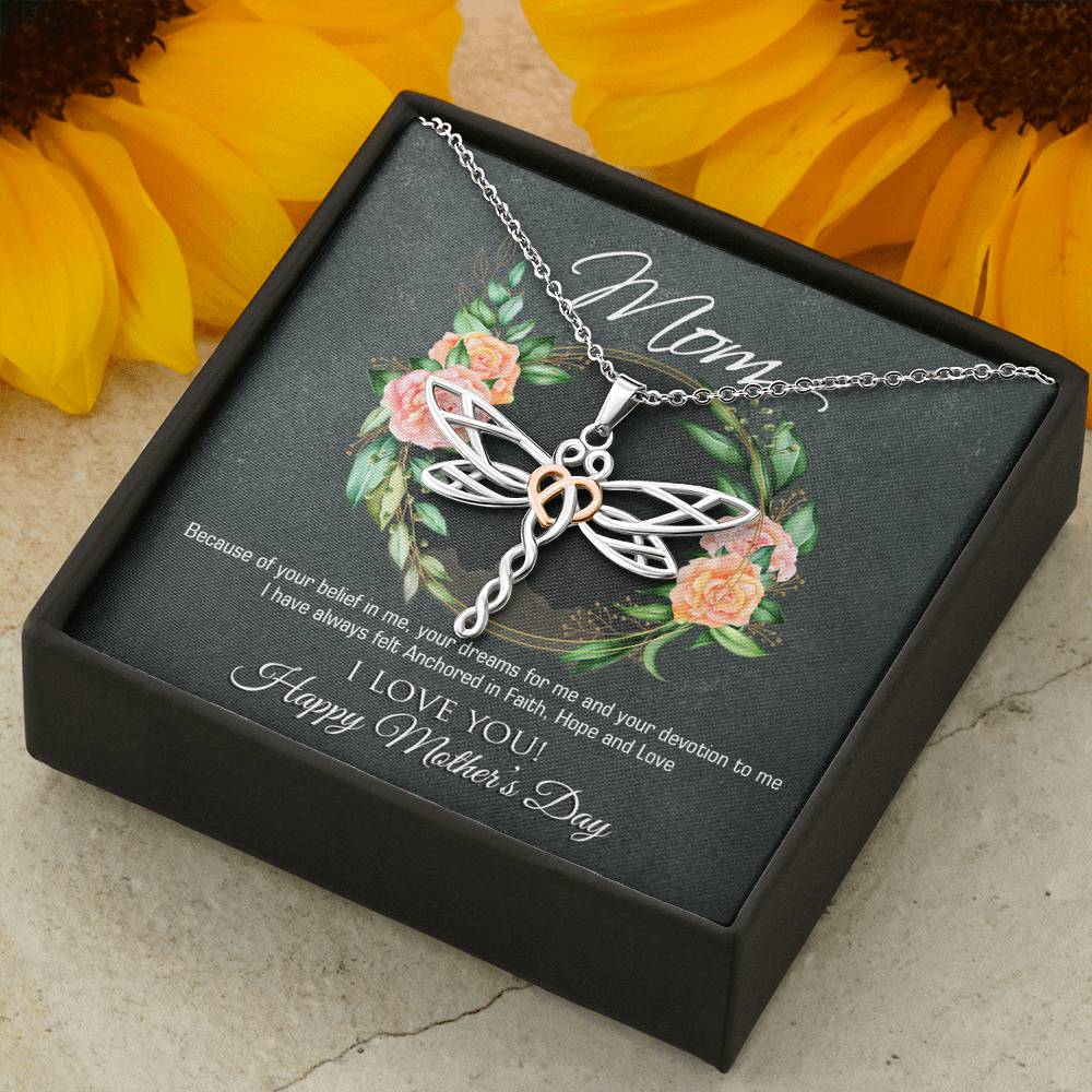 Mother Day, Dragonfly Necklace, Mother Gift, Gifts for mom, Mother Day Gifts for wife.