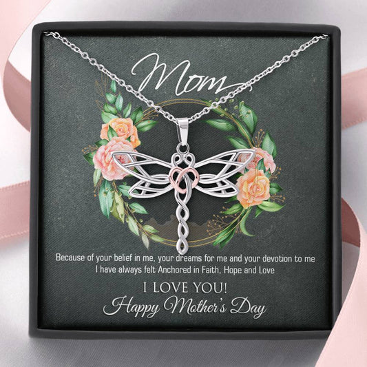 Mother Day, Dragonfly Necklace, Mother Gift, Gifts for mom, Mother Day Gifts for wife.