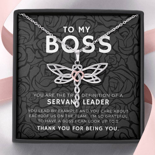 Unique Personalized Dragonfly Pendent Gift To Your Boss On Her Promotion
