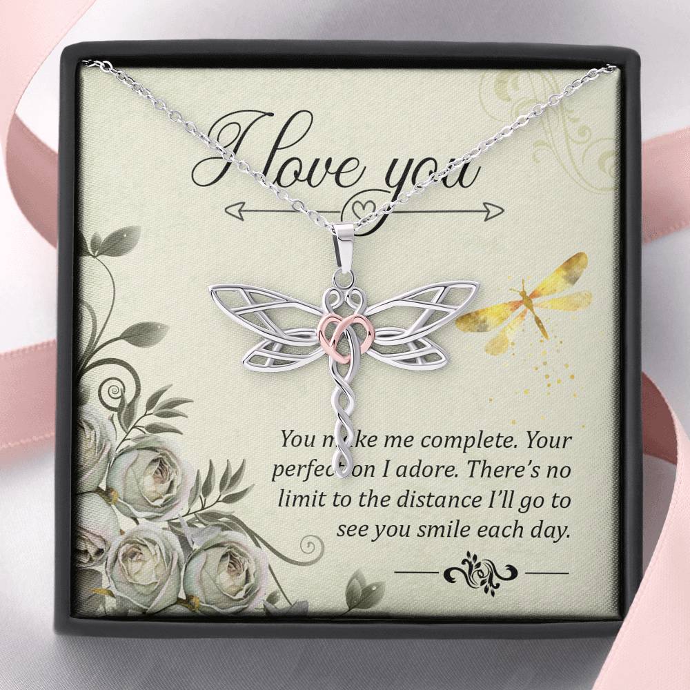 Dragonfly Necklace, Valentine Day Gift, Mother Day Gift