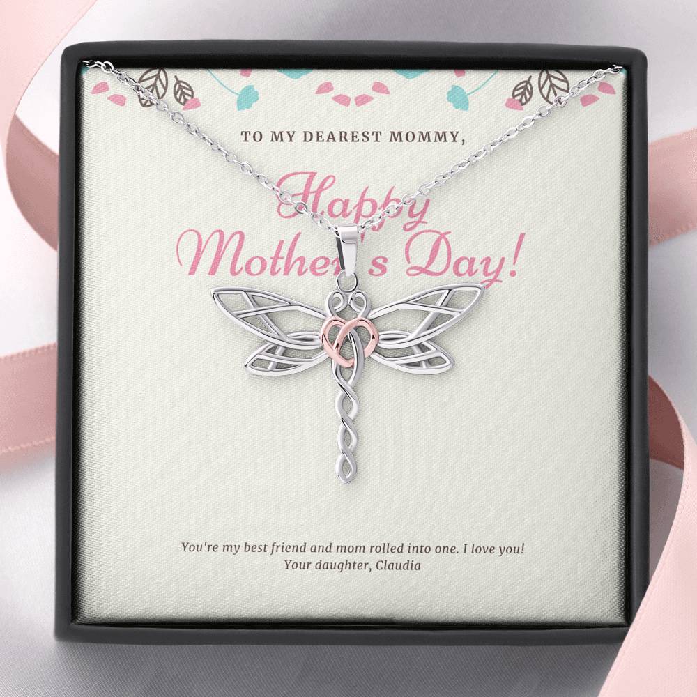 Mom Necklace Mothers Day Card, Stepmother Necklace, Stepmother Necklace, Mothers Day Gift From Husband, Jewelry Gift for My Second Mom, Mom Jewelry Gift,
