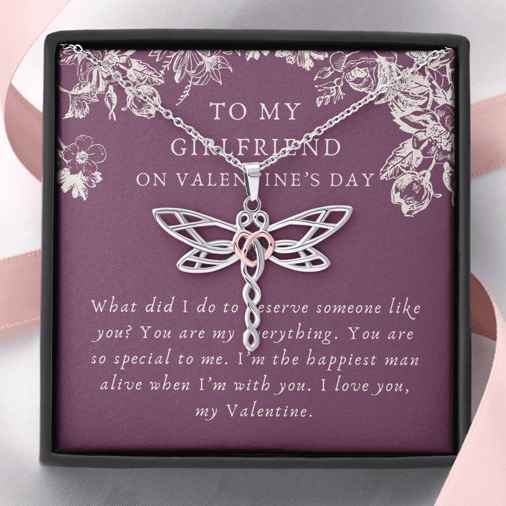 Dragonfly Dream Necklace My Gift For My Girlfriend This Valentines Valentine Gifts For Her Soulmate Love