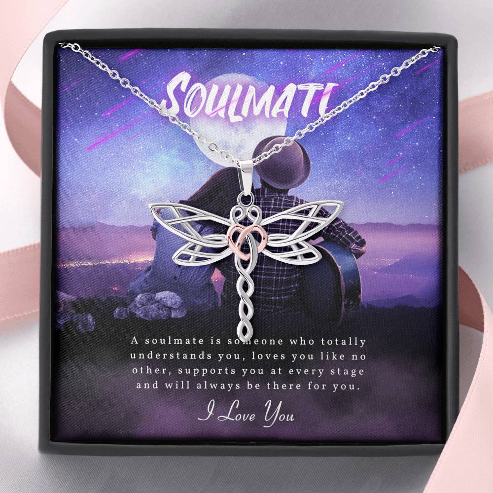 To My Soul Mate Necklace, Engagement Gift for Soul Mate, Sentimental Gift for Wife , Meaningful Gift for Fiancee, Wife Necklace Gift