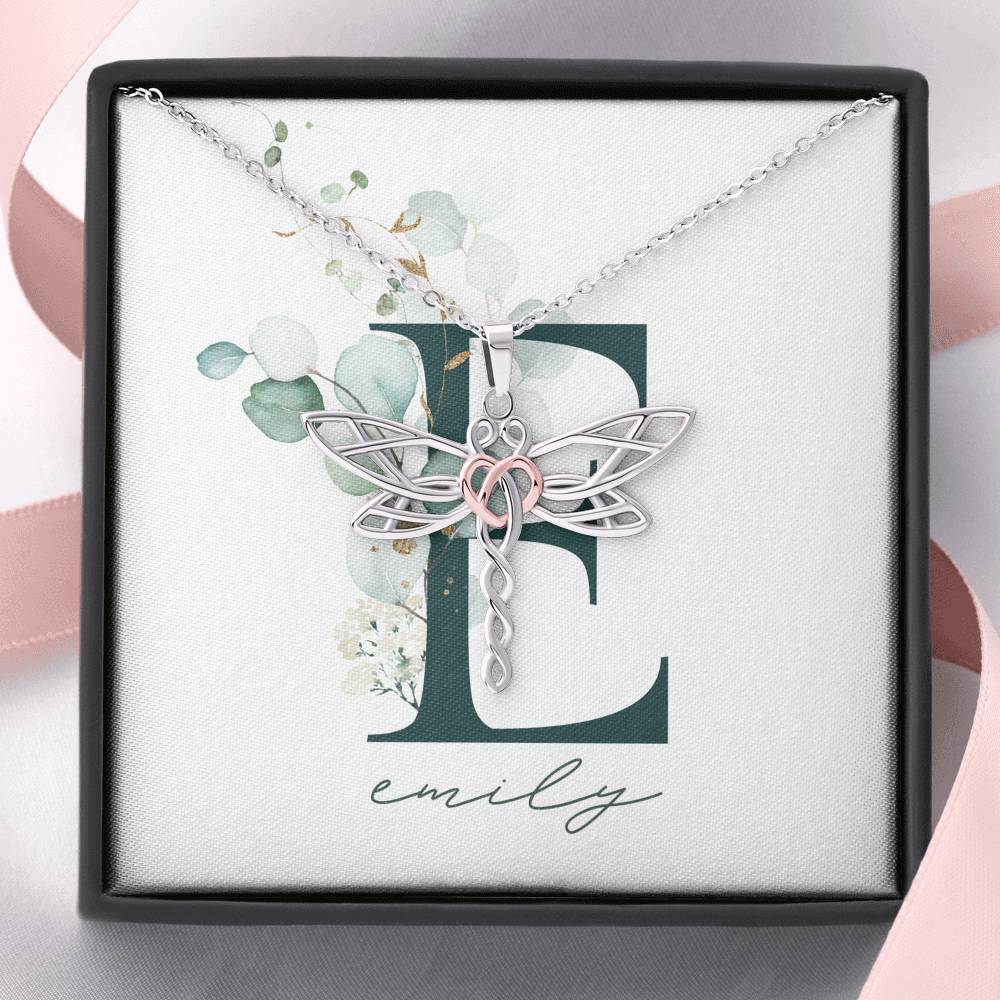 Valentine Gift for Female Boho Dragonfly Pendent On Valentine Day