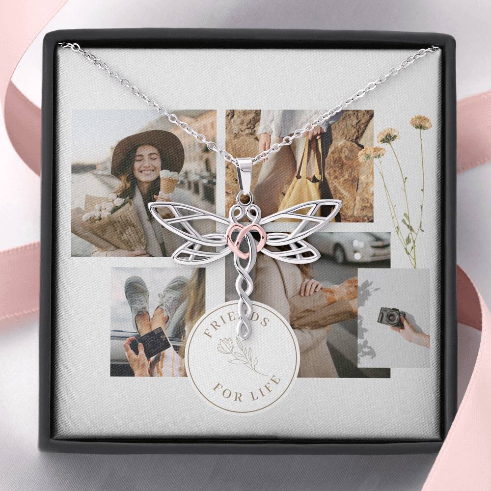 Necklace Gift To My Friend Forever Friendship Spiritual Pendent Gift From Friend Sister Cousin On Birthday Graduation Wedding Gift With The Message Card