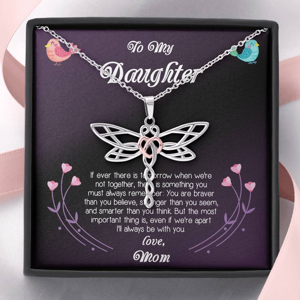 Personalized Mother Daughter Gift Necklace, Customize Name Gift For Her, Daughter Birthday, Graduation, Gift For Daughter From Mom, Jewelry