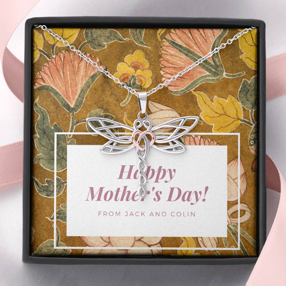 Personalized Necklace Gift To My Mother In Law Grand Mother Mommy Mother's Day Birthday Appreciation Gift With The Message Card
