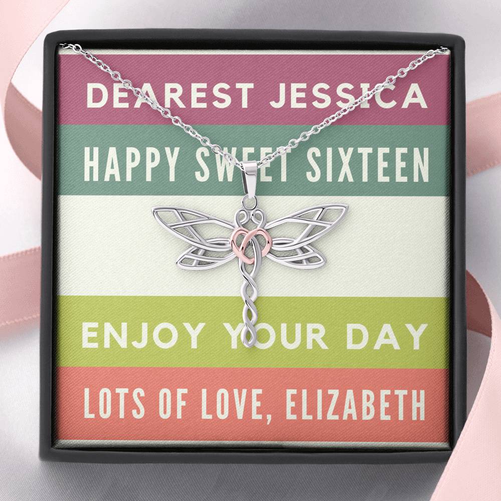 Personalized SWEET 16 Necklace, 16th Birthday Gift, Jewelry Gift Box, Sweet sixteen present for daughter, Sweet 16 Gift Necklace, Sweet Sixteen, 16th Birthday, Daughter, Granddaughter, Niece, Friend,
