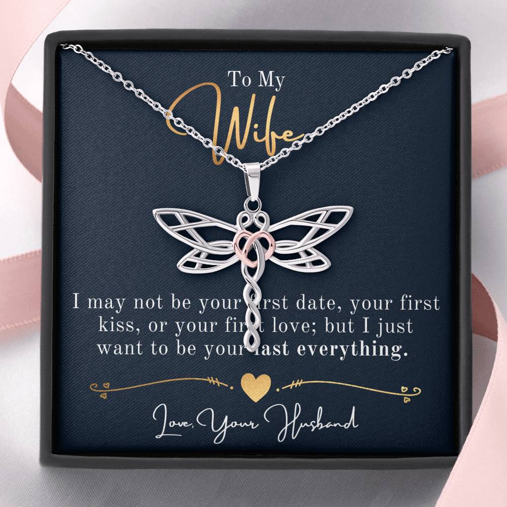 Dragonfly Necklace, Wife, Valentine Day, Mothers Day