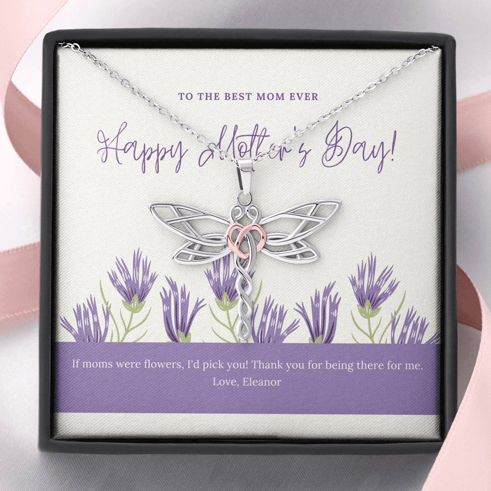 Mother Necklace Gift For Doing A Great Job On Mother's Day For Grandma Mother In Law Step Mom Pendent Gift With The Message Card