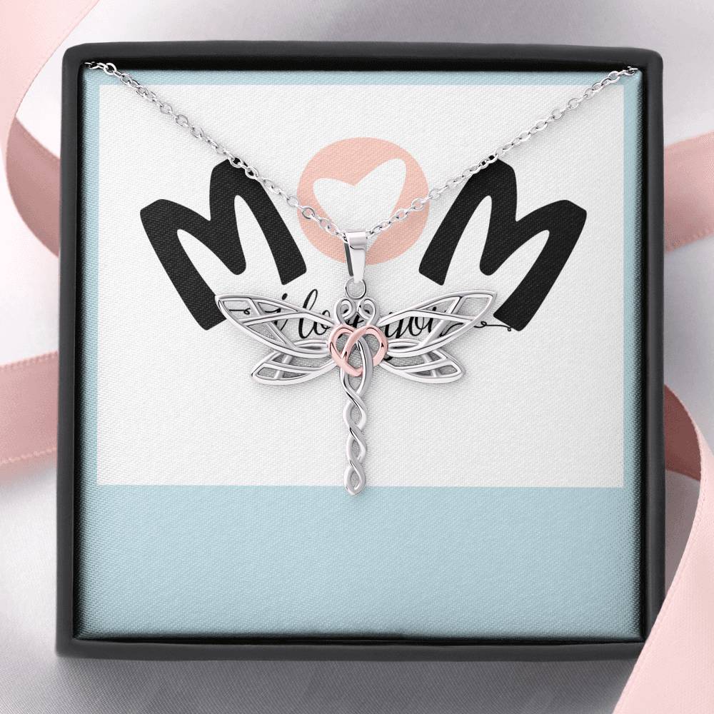 Step Mom Gift Bonus Mom Necklace, Present for Stepmom for Mother's Day, Christmas, Birthday, Double Circles