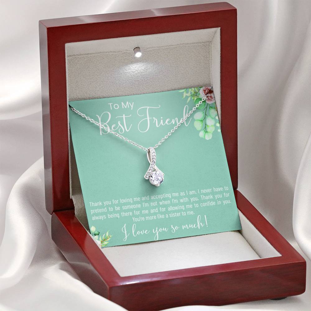 Friendship Spiritual Necklace Forever Love Gift On Friend's Birthday Wedding Pendent