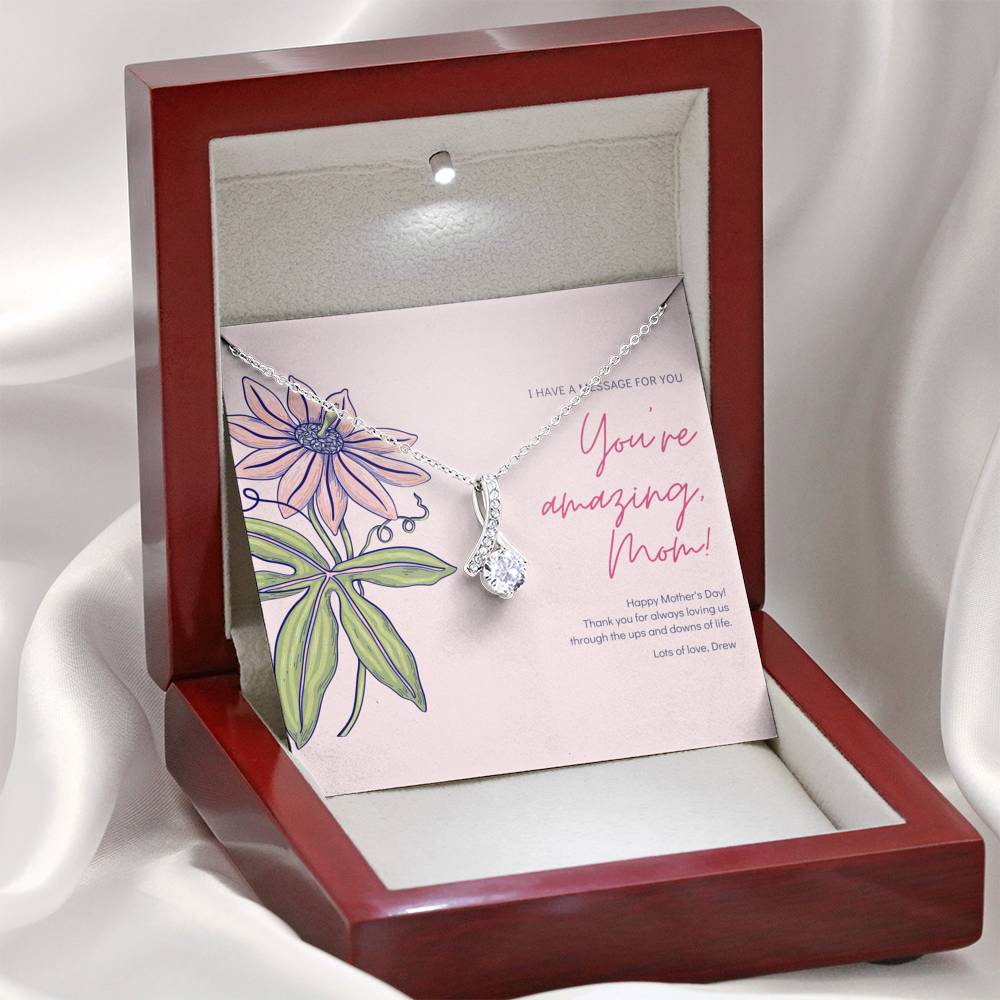 Personalized Mother Day Gift, Aunt Gift For Mothers Day, Diy Mothers Day Gift, Personalized Mother Day Necklace, Stepmom Birthday Gift, Stepmother Necklace, Bonus Mom Gift Necklace,