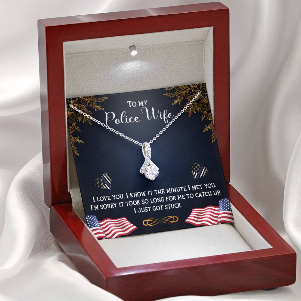 Police wife Gift, Necklace, Valentine Day Gifts