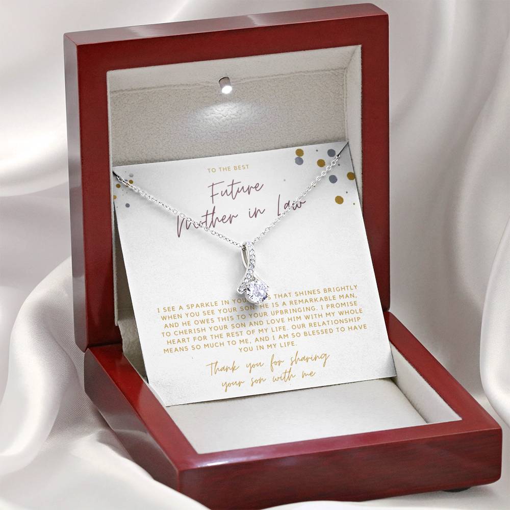 Gifts for Mom Mother of the Bride Necklace Mother of the Groom Gift From Bride Mother of the Bride Necklace Mother of the Groom from Bride Wedding Gift Future MIL