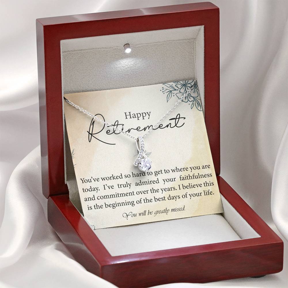Retirement Day Gift Pendent To My Boss