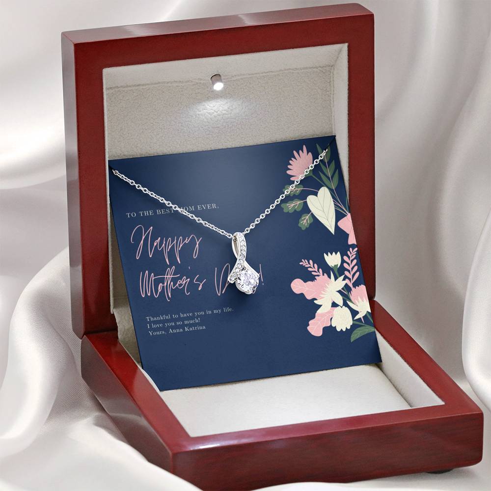 Mothers Day Gift From Husband, Unbiological Mom, Bonus Mom Gift Necklace, Stepmom Gift, Best Friend Gift BFF, Mothers Day From Daughter, Personalized Mother Day Gift,