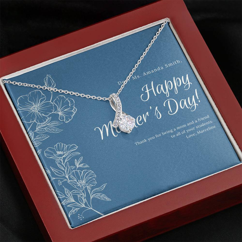 Mom Jewelry Gift, Bonus Mom Gift, 1st Mothers Day Gift, Mothers Day Personalized, Mothers Day Gift From Son, Other Mother Gift, Unbiological Mom Gift,