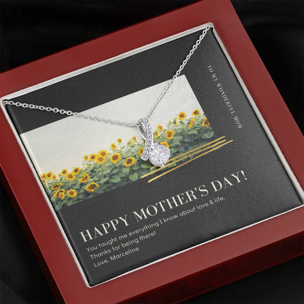 Necklace Gift For Women To My Mother Grandma Mother In Law Pendent Appreciation Love Gift On Mother's Day With The Message Card