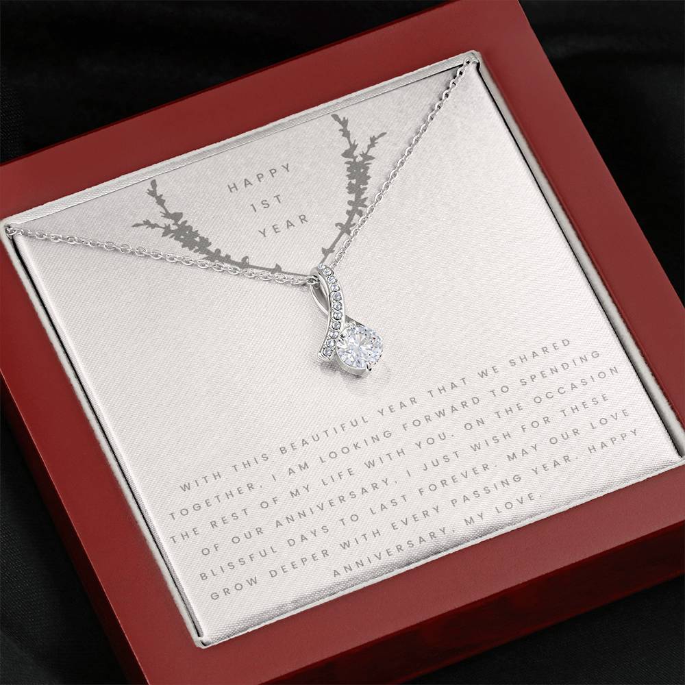 1st Year Anniversary Gift for Her, Gift for Wife, Gift for Girlfriend, Special Message Gift