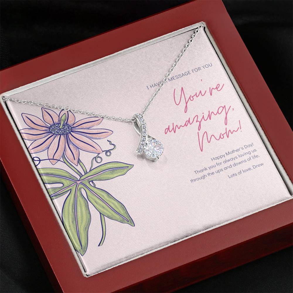Personalized Mother Day Gift, Aunt Gift For Mothers Day, Diy Mothers Day Gift, Personalized Mother Day Necklace, Stepmom Birthday Gift, Stepmother Necklace, Bonus Mom Gift Necklace,